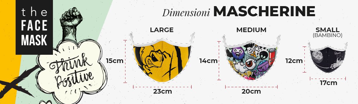 Scheda Dimensioni Mascherine